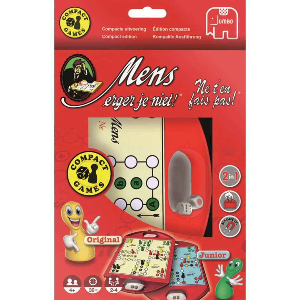 Jumbo Mens Erger Je Niet! Reisspel 8 Jumbo Mens Erger Je Niet! Reisspel - Afbeelding 6