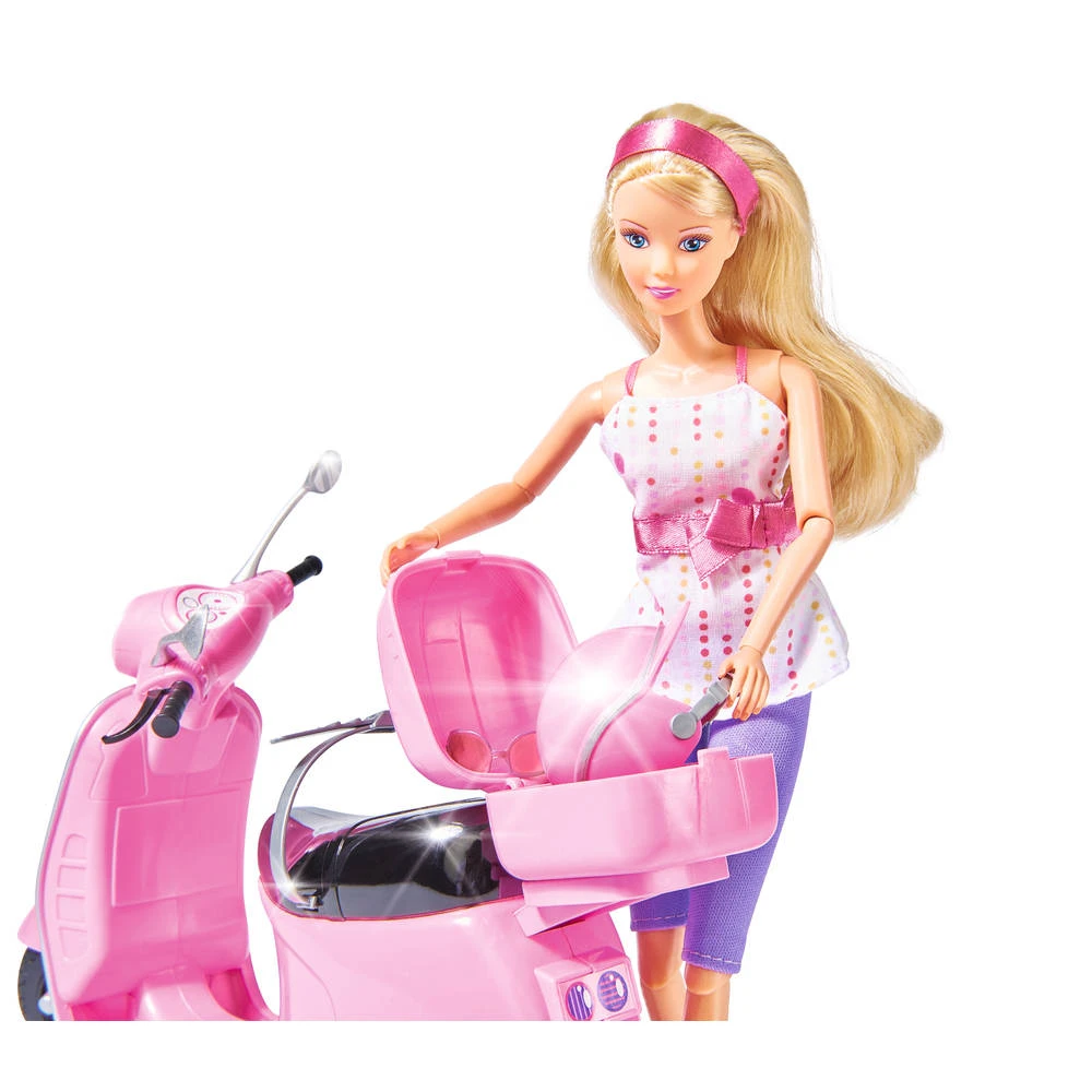 SIMBA Steffi Love City Scooter Speelfiguur Met Accessoires 4 SIMBA Steffi Love City Scooter Speelfiguur Met Accessoires - Afbeelding 2