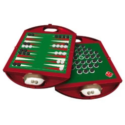 Jumbo Backgammon & Solitaire Reisspel -Speel Plezier 1383221 002