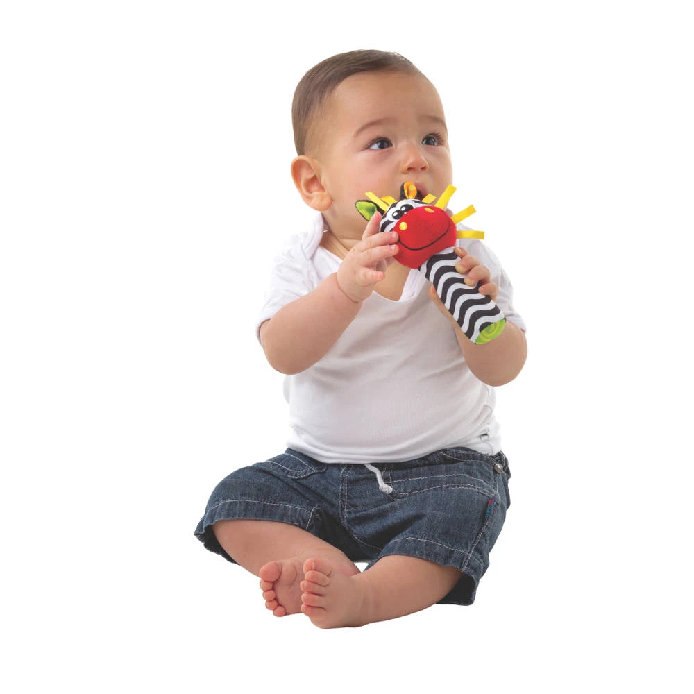 Playgro Knijpbeest Zebra 4 Playgro Knijpbeest Zebra - Afbeelding 2