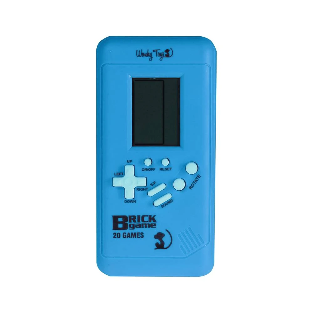 No Brand Wonky Monkey 20 Brick Games Handheld - Blauw 4 No Brand Wonky Monkey 20 Brick Games Handheld - Blauw - Afbeelding 2