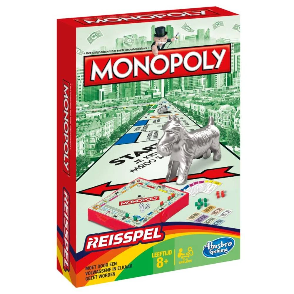 Hasbro Gaming Monopoly Reisspel 4 Hasbro Gaming Monopoly Reisspel - Afbeelding 2