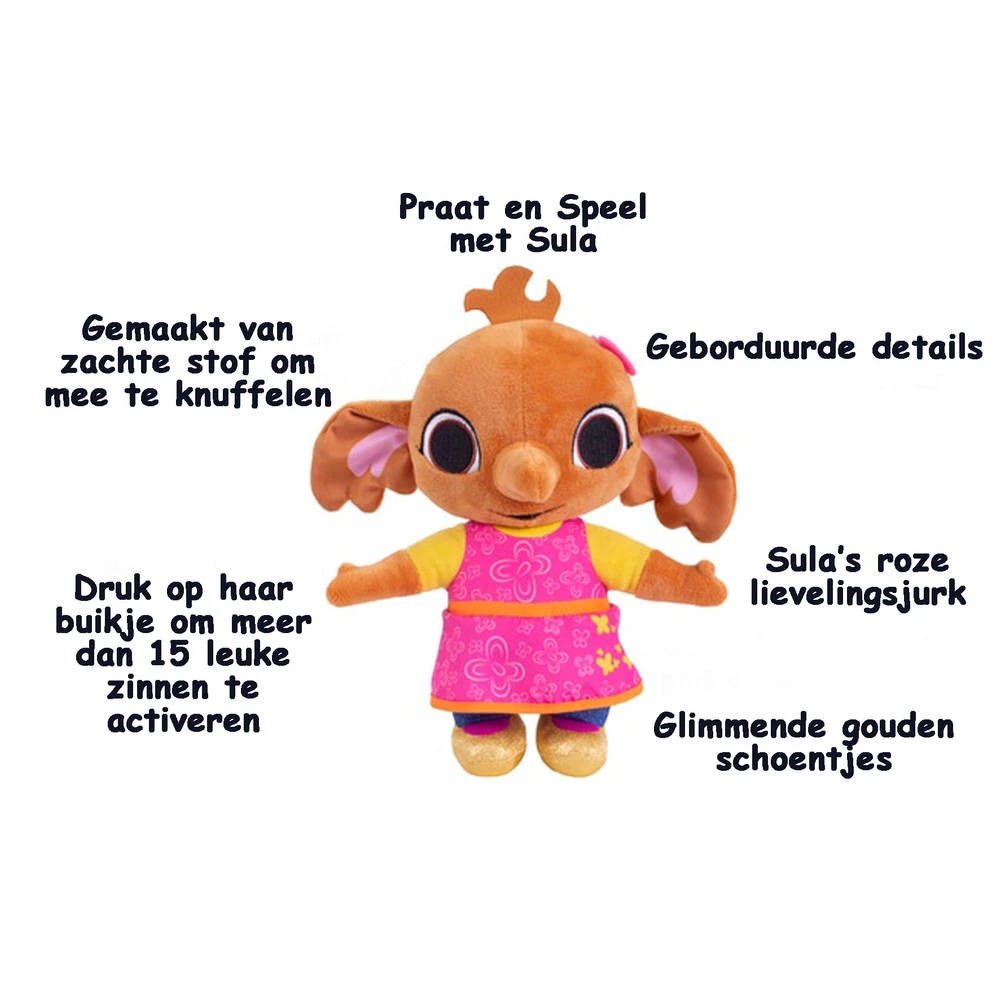 No Brand Bing Pratende Sula Knuffel 8 No Brand Bing Pratende Sula Knuffel - Afbeelding 6