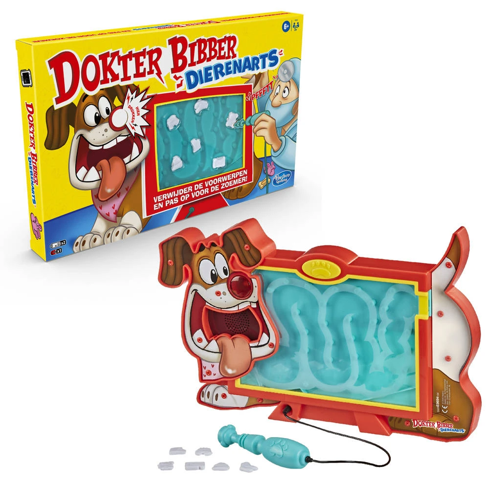 Hasbro Gaming Dokter Bibber Dierenarts 3 Hasbro Gaming Dokter Bibber Dierenarts