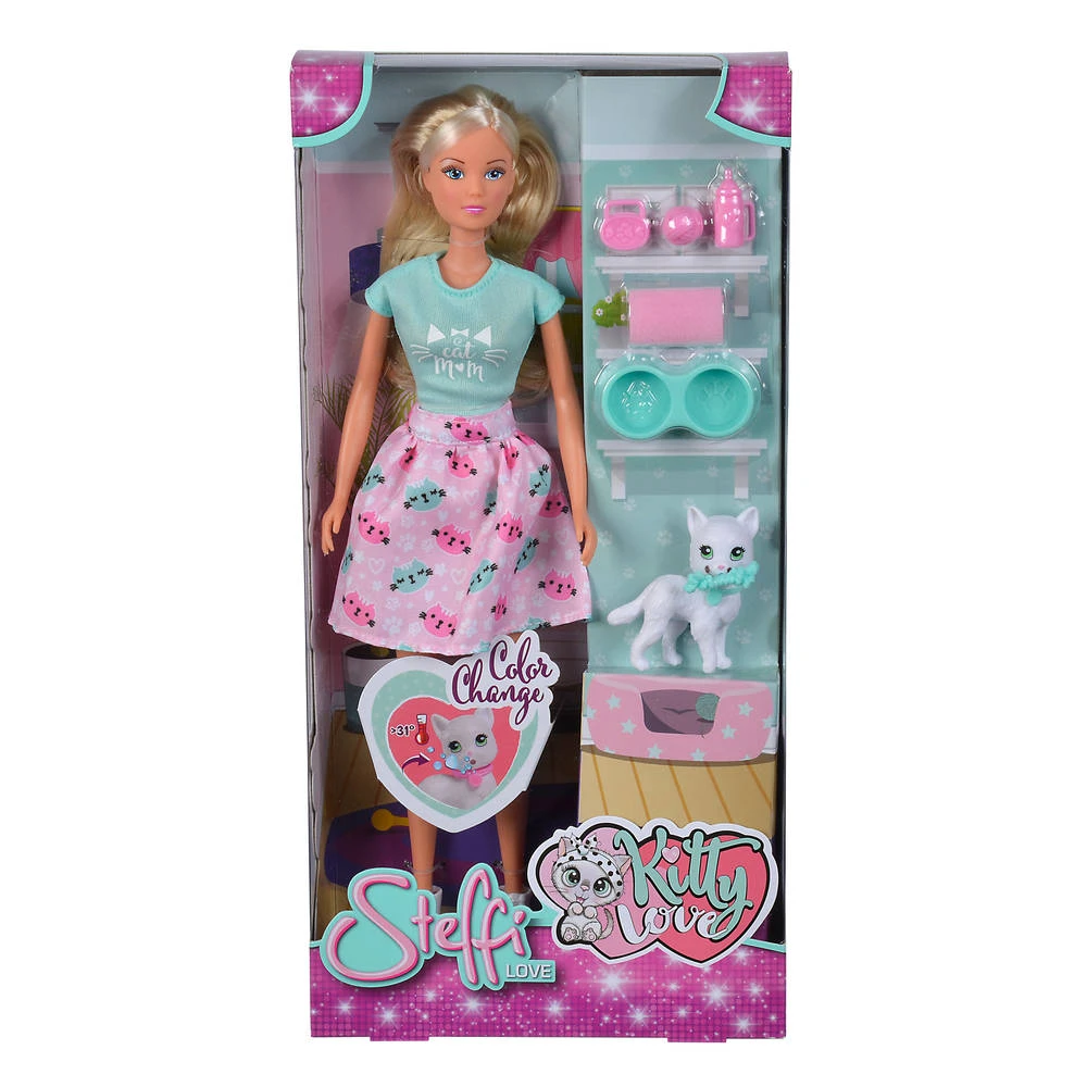 SIMBA Steffie Love Kitty Love Kleurveranderende Pop 4 SIMBA Steffie Love Kitty Love Kleurveranderende Pop - Afbeelding 2
