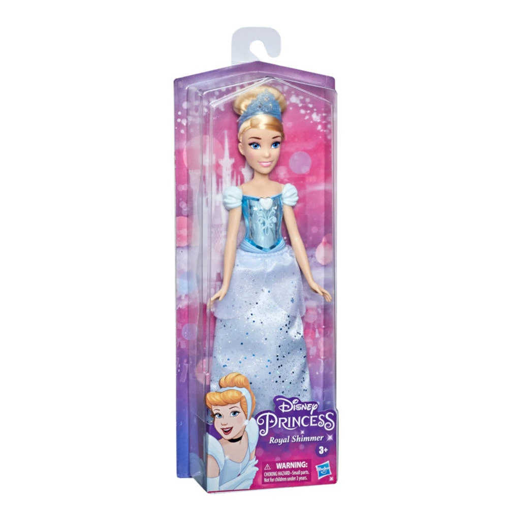 Hasbro Disney Princess Royal Shimmer Pop Assepoester Met Glitterjurk 4 Hasbro Disney Princess Royal Shimmer Pop Assepoester Met Glitterjurk - Afbeelding 2