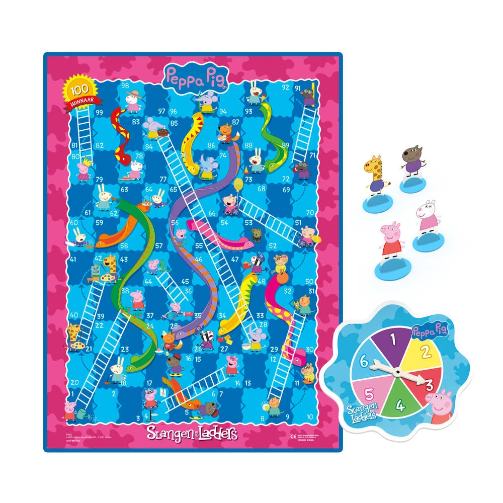 Hasbro Gaming Peppa Pig Slangen En Ladders 5 Hasbro Gaming Peppa Pig Slangen En Ladders - Afbeelding 3
