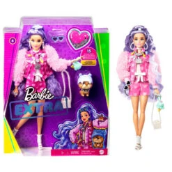 Barbie Extra Pop Met Lila Haar -Speel Plezier 1988433 ba14e738