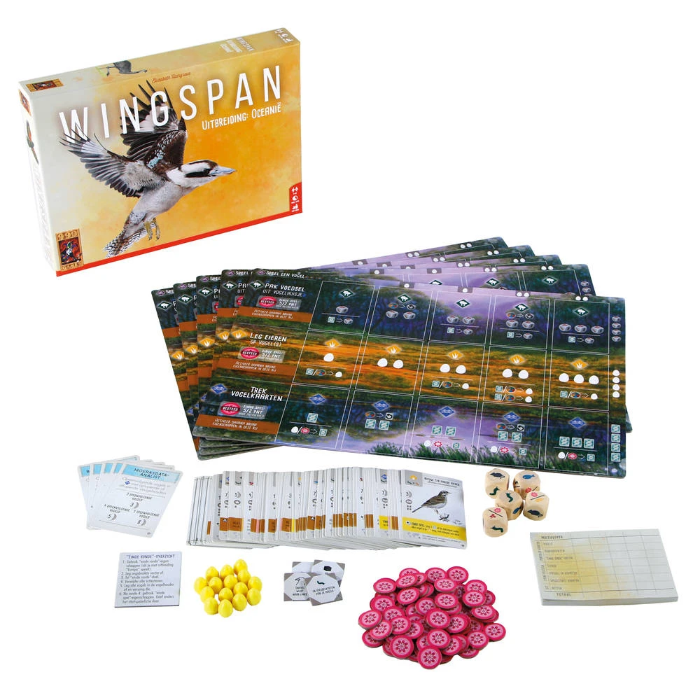 999 Games Wingspan Uitbreiding: Oceanië 5 999 Games Wingspan Uitbreiding: Oceanië - Afbeelding 3