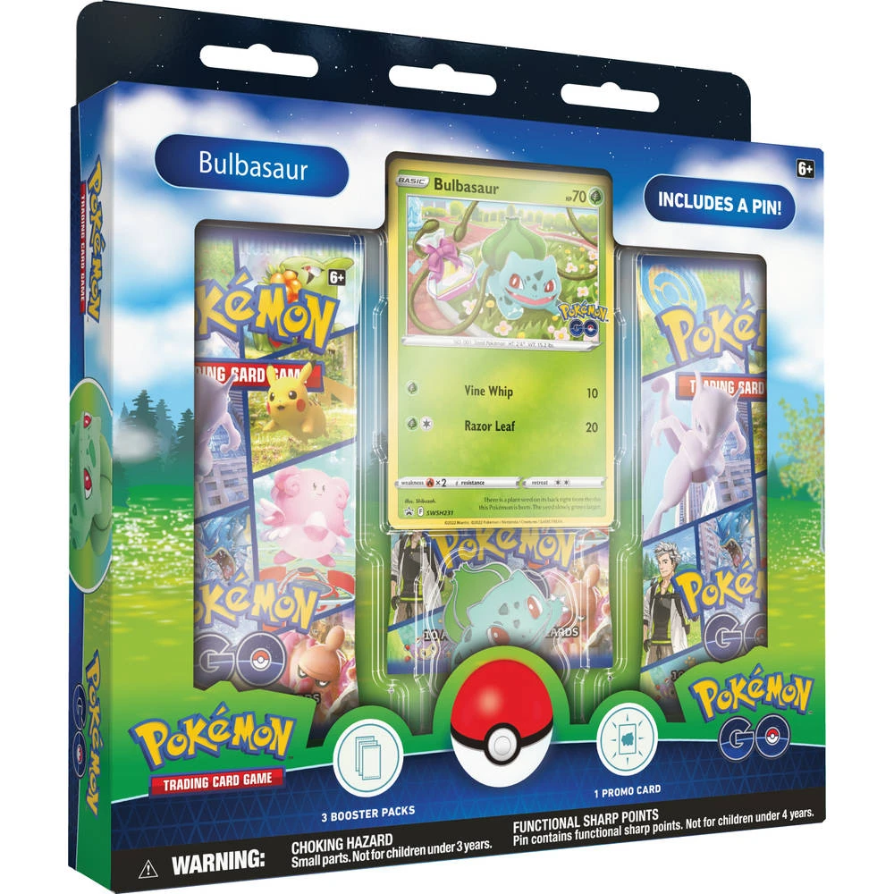 ASMODEE Pokémon Go TCG Pin Box Bulbasaur 3 ASMODEE Pokémon Go TCG Pin Box Bulbasaur