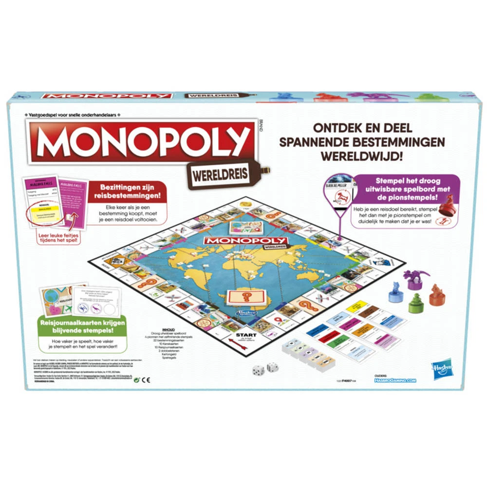 Hasbro Gaming Monopoly Wereldreis 7 Hasbro Gaming Monopoly Wereldreis - Afbeelding 5