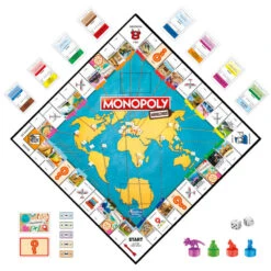 Hasbro Gaming Monopoly Wereldreis 9 Hasbro Gaming Monopoly Wereldreis -Speel Plezier 1993144 cc8e3702