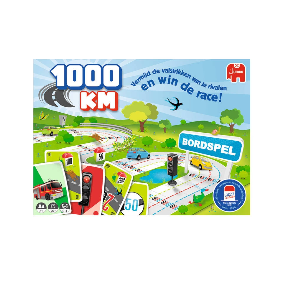 Jumbo 1000KM Bordspel 6 Jumbo 1000KM Bordspel - Afbeelding 4