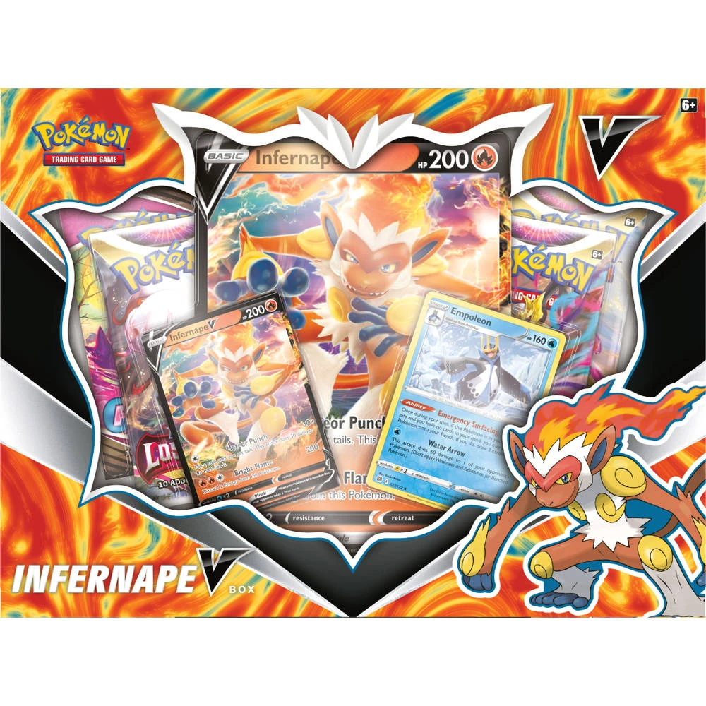 ASMODEE Pokémon TCG Sword & Shield Infernape V Box 5 ASMODEE Pokémon TCG Sword & Shield Infernape V Box - Afbeelding 3