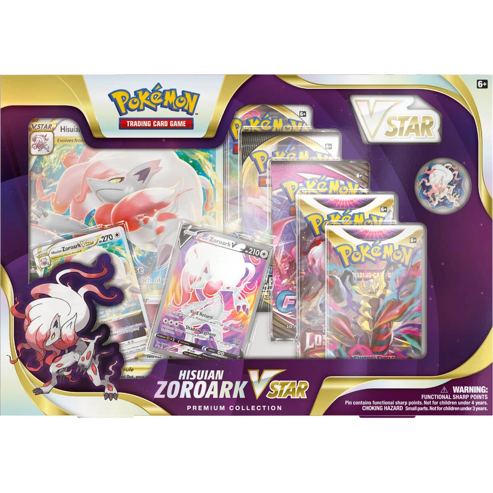 ASMODEE Pokémon TCG V STAR Hisuian Zoroark Premium Collection 5 ASMODEE Pokémon TCG V STAR Hisuian Zoroark Premium Collection - Afbeelding 3