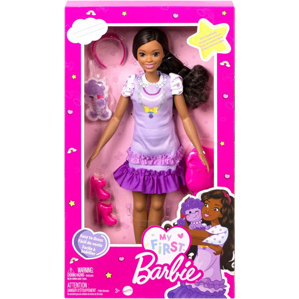 Barbie Mijn Eerste Barbie Brooklyn Roberts Pop Met Poedel 4 Barbie Mijn Eerste Barbie Brooklyn Roberts Pop Met Poedel - Afbeelding 2
