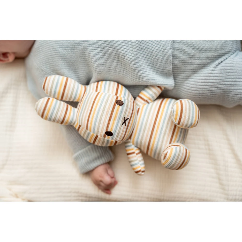 Nijntje X Little Dutch Vintage Sunny Stripes All Over Knuffel - 25 Cm 4 Nijntje X Little Dutch Vintage Sunny Stripes All Over Knuffel - 25 Cm - Afbeelding 2