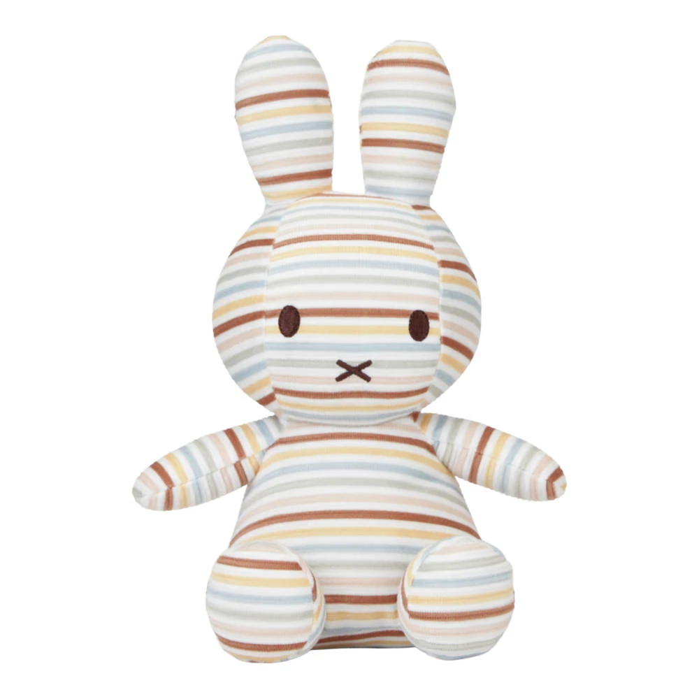 Nijntje X Little Dutch Vintage Sunny Stripes All Over Knuffel - 25 Cm 3 Nijntje X Little Dutch Vintage Sunny Stripes All Over Knuffel - 25 Cm