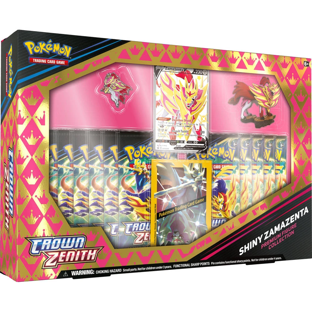 ASMODEE Pokémon TCG Crown Zenith Premium Figure Collection Shiny Zamazenta 3 ASMODEE Pokémon TCG Crown Zenith Premium Figure Collection Shiny Zamazenta