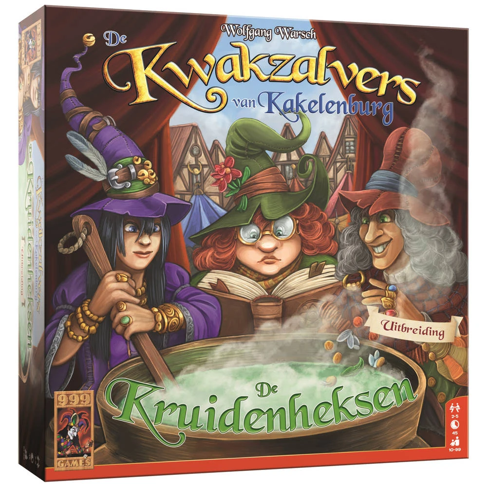 999 Games De Kwakzalvers Van Kakelenburg: De Kruidenheksen Uitbreiding 4 999 Games De Kwakzalvers Van Kakelenburg: De Kruidenheksen Uitbreiding - Afbeelding 2