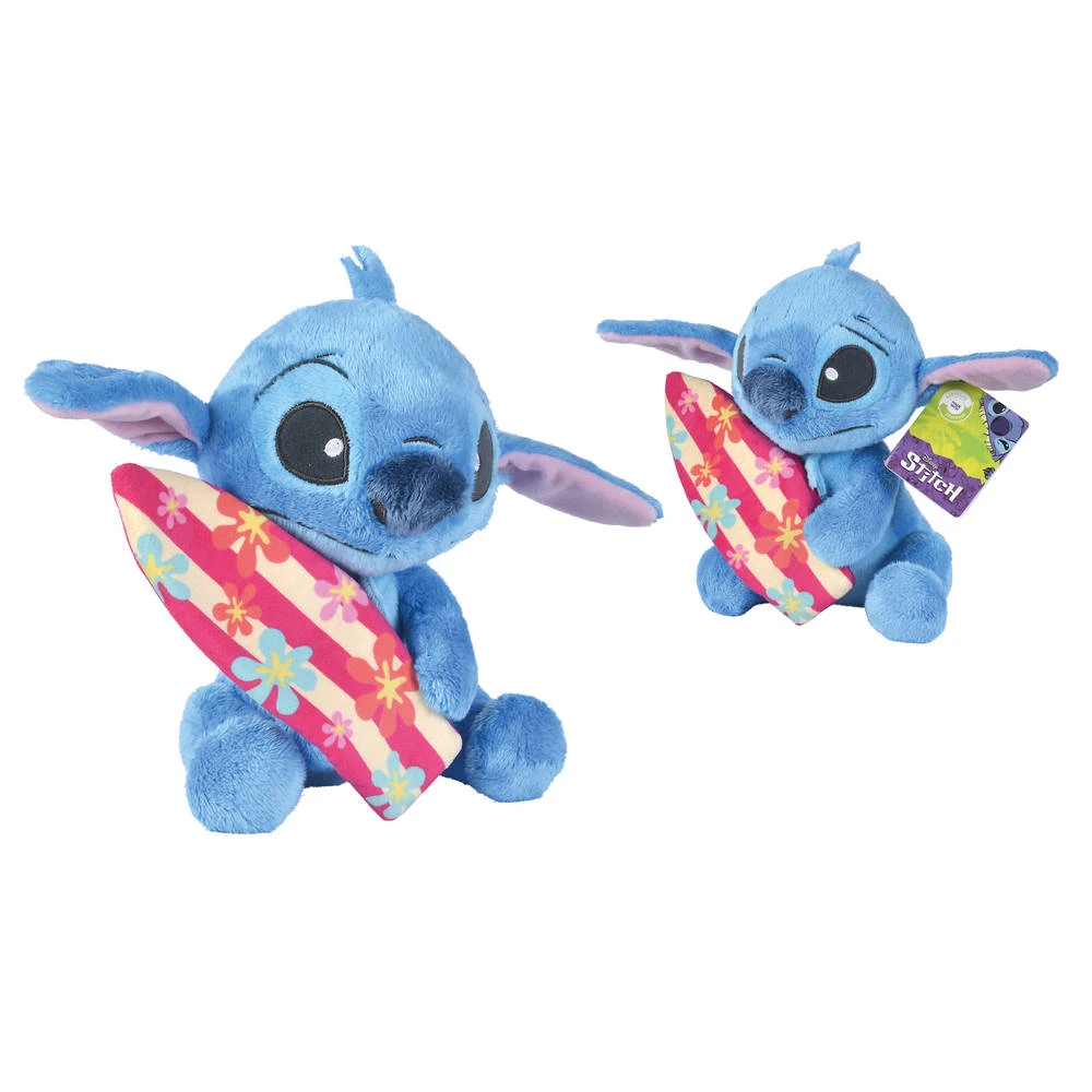 No Brand Disney Stitch Knuffel Met Surfplank - 25 Cm 6 No Brand Disney Stitch Knuffel Met Surfplank - 25 Cm - Afbeelding 4
