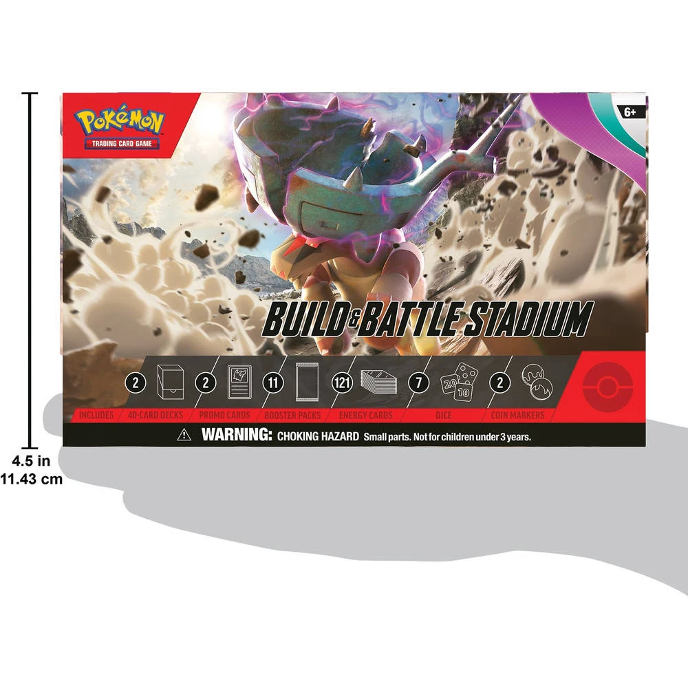 ASMODEE Pokémon TCG Scarlet & Violet Paldea Evolved Build & Battle Stadium 6 ASMODEE Pokémon TCG Scarlet & Violet Paldea Evolved Build & Battle Stadium - Afbeelding 4