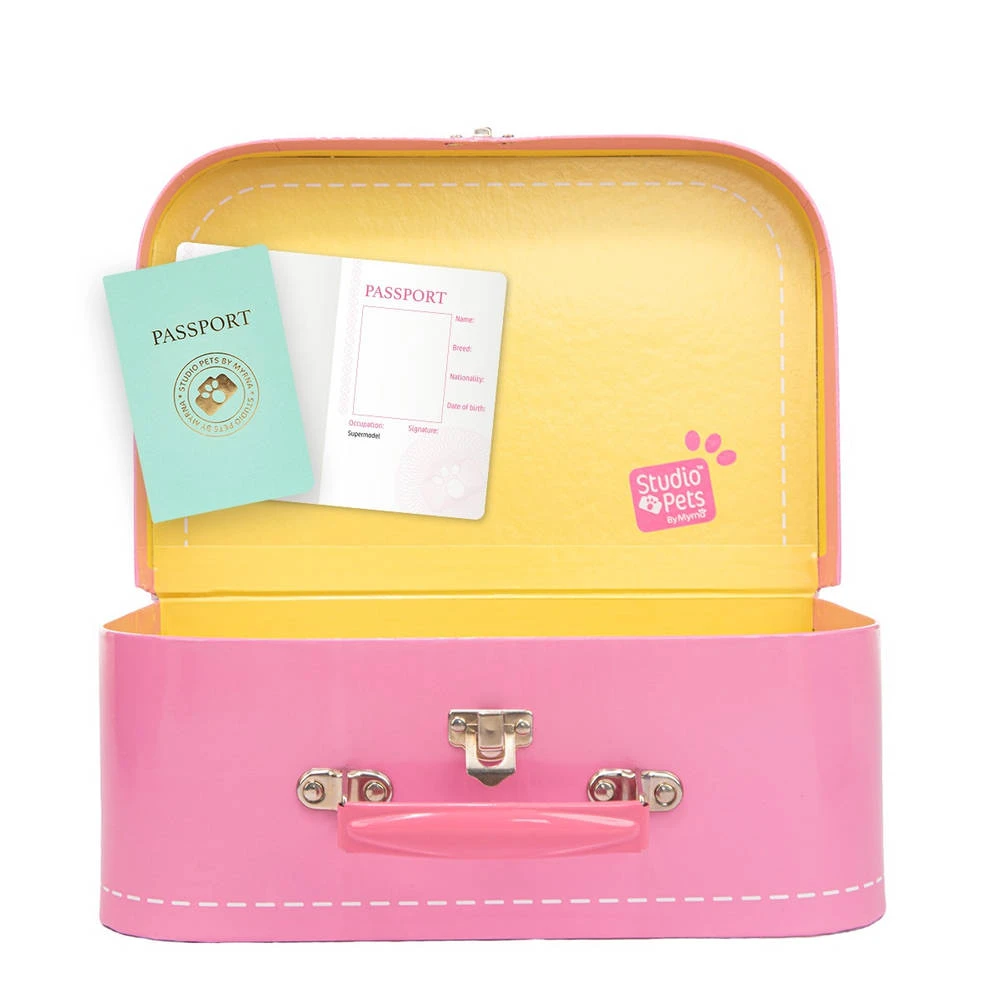 No Brand Studio Pets Koffertje Voor 23 Cm Knuffels - Roze 4 No Brand Studio Pets Koffertje Voor 23 Cm Knuffels - Roze - Afbeelding 2